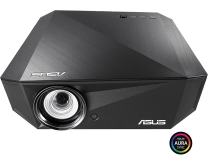 ASUS F1 LED Projector, FULL HD (1920 x 1080), 1200 Lumens, Short Throw, Horizontal & Vertical Keystone Adjustment , Auto Focus, 2.1 Channel Audio, Audio by Harman Kardon, Wireless Projection, HDMI