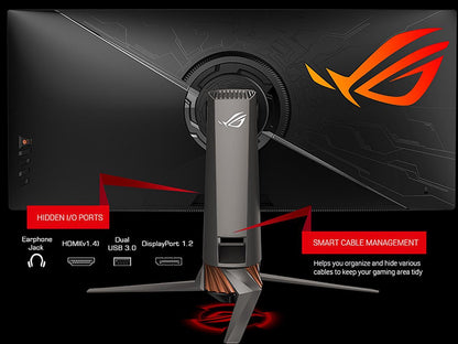 ASUS ROG Swift PG349Q Ultra-wide Curved Gaming Monitor - 34" 21:9 Ultra-wide QHD (3440 x 1440), Overclockable 120Hz , G-SYNC