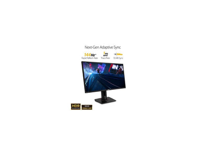 ASUS TUF Gaming VG27AQ 27" 2560 x 1440 WQHD 2K Resolution 165Hz 1ms 2xHDMI DisplayPort Adaptive-Sync G-SYNC Compatible Asus Eye Care with Ultra Low-Blue Light & Flicker-Free IPS HDR10 Gaming Monitor