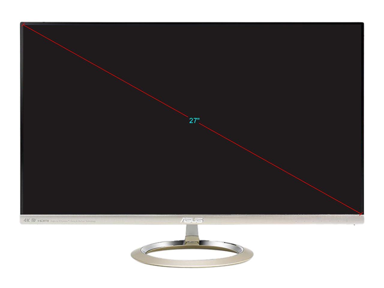 ASUS MX27UCS 27" UHD 3840 x 2160 (4K) 5ms (GTG) 75 Hz HDMI, DisplayPort, USB-C Built-in Speakers Eye Care Monitor, Frameless, Flicker Free, Blue Light Filter, Anti Glare