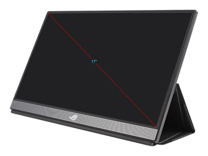 ASUS ROG Strix XG17AHP 17.3" Full HD 1920 x 1080 3 ms (GTG) 240 Hz (Max.) USB Type-C, Micro HDMI Built-in Speakers Portable IPS Gaming Monitor