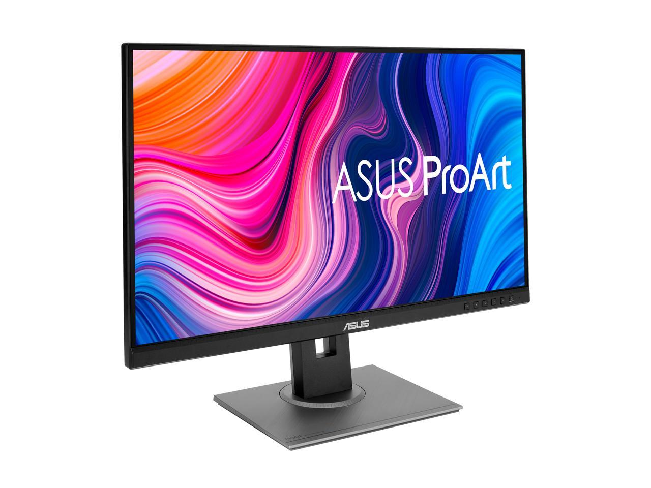 ASUS ProArt Display PA278QV 27" WQHD 2560 x 1440 Professional Monitor, 100% sRGB/Rec. 709 Delta E < 2, IPS, DisplayPort HDMI DVI-D Mini DP, Calman Verified, Eye Care, Anti-glare, Tilt Pivot Swivel Height Adjustable
