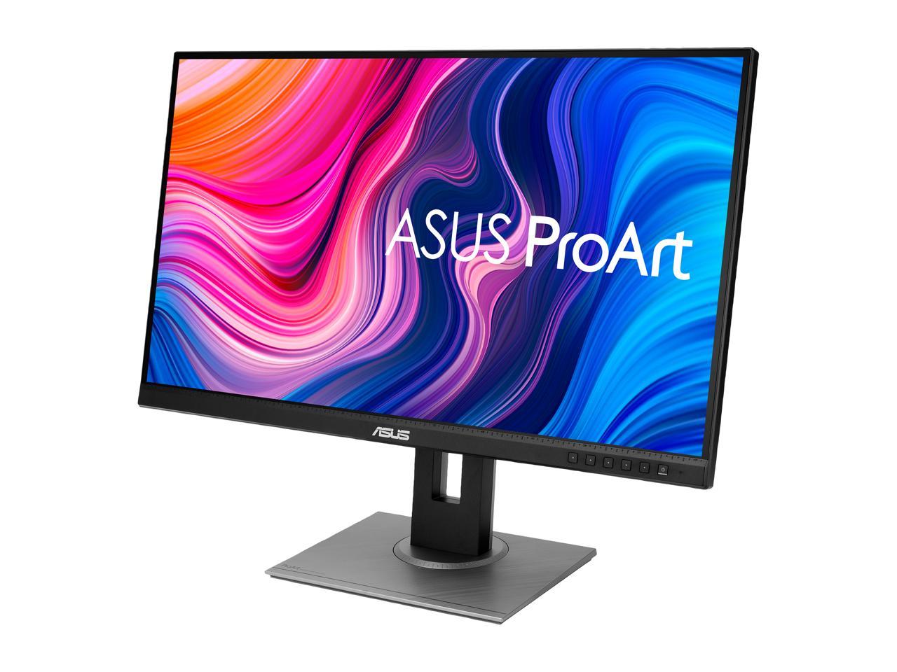ASUS ProArt Display PA278QV 27" WQHD 2560 x 1440 Professional Monitor, 100% sRGB/Rec. 709 Delta E < 2, IPS, DisplayPort HDMI DVI-D Mini DP, Calman Verified, Eye Care, Anti-glare, Tilt Pivot Swivel Height Adjustable