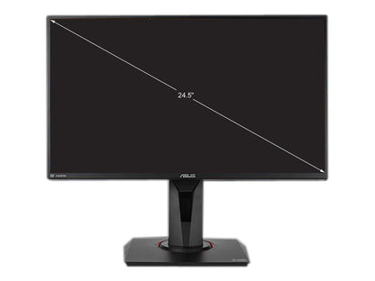ASUS TUF Gaming VG259QR 25" (24.5" Viewable) IPS Monitor, 1080P FHD 165Hz (Supports 144Hz) 1ms Extreme Low Motion Blur G-SYNC Compatible ready Eye Care 2 x HDMI DisplayPort
