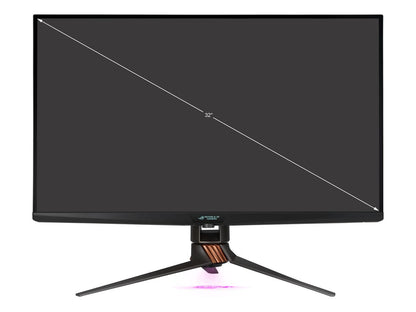 ASUS ROG Swift PG32UQX 32" 4K HDR 144Hz UHD 3840 x 2160, Mini-LED IPS, G-SYNC Ultimate, Local dimming, Quantum Dot, DisplayHDR 1400, Eye Care, DisplayPort, HDMI DSC Gaming Monitor