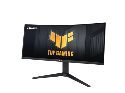 ASUS VG34VQEL1A TUF Gaming 34â€? Ultra-wide Curved HDR Monitor- 21:9, UWQHD (3440 x 1440), 100Hz, Extreme Low Motion Blur, FreeSync, 1ms, DisplayPort, HDMI, USB, Tripod socket, Height Adjustable