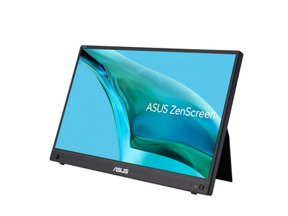 ASUS ZenScreen 15.6" 1080P Portable USB-C Monitor (MB16AHG) - Full HD, IPS, 144Hz, Mini-HDMI, FreeSync Premium, Ergo Kickstand, Flicker Free, Blue Light Filter, Tripod Mountable, Protective Sleeve