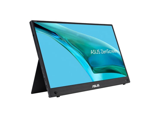 ASUS ZenScreen 15.6" 1080P Portable USB-C Monitor (MB16AHG) - Full HD, IPS, 144Hz, Mini-HDMI, FreeSync Premium, Ergo Kickstand, Flicker Free, Blue Light Filter, Tripod Mountable, Protective Sleeve