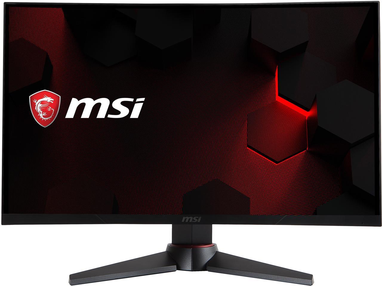 MSI Optix MAG24C 24" Non-Glare 1ms Widescreen Full HD 1920 x 1080 144Hz Refresh Rate Curved Gaming Monitor with AMD FreeSync Technology