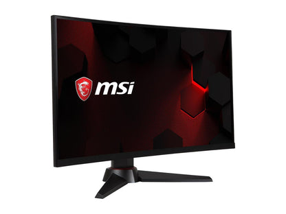 MSI Optix MAG24C 24" Non-Glare 1ms Widescreen Full HD 1920 x 1080 144Hz Refresh Rate Curved Gaming Monitor with AMD FreeSync Technology