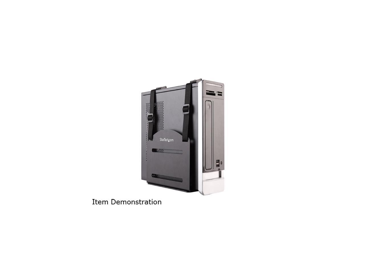 StarTech CPUWALLMNT CPU Mount -Â Adjustable Width 4.8in to 8.3in - Metal - Computer Wall Mount - PC Wall Mount - Computer Mounting Bracket