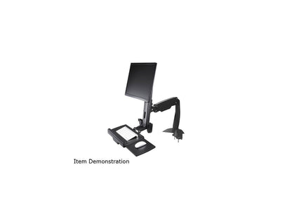 StarTech ARMSTSCP1 Sit Stand Monitor Arm - Up to 24in Monitors - Height Adjustable - VESA Mount - Monitor Stand - Sit Stand Workstation