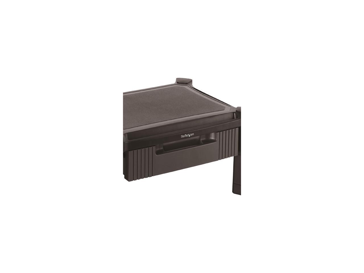 StarTech MONSTADJD Adjustable Monitor Riser - Drawer - Monitors up to 32" - Adjustable Height - Monitor Stand - Computer Monitor Riser
