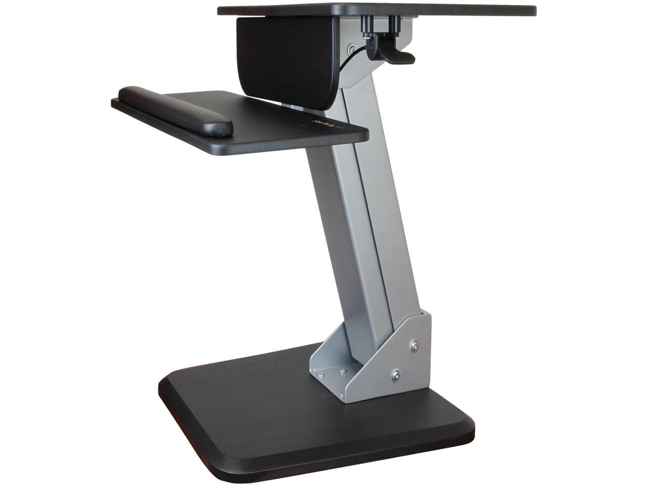 StarTech ARMSTS Height Adjustable Standing Desk Converter - Sit Stand Desk with One-finger Adjustment - Ergonomic Desk