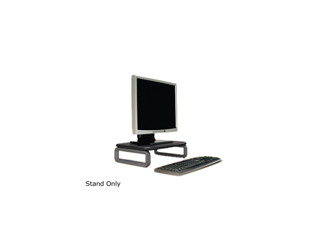 Kensington 60089 Monitor Stand Plus with SmartFit System for up to 24" screens, Black/Gray