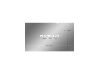 V7 PS19.0SA2-2N Privacy Filter for 19" Desktop Monitors 5:4 Aspect Ratio