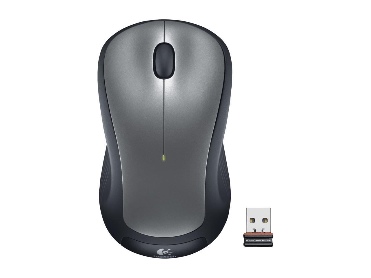 Logitech M310 910-001675 Dark Gray 3 Buttons 1 x Wheel USB RF Wireless Optical 1000 dpi Mouse