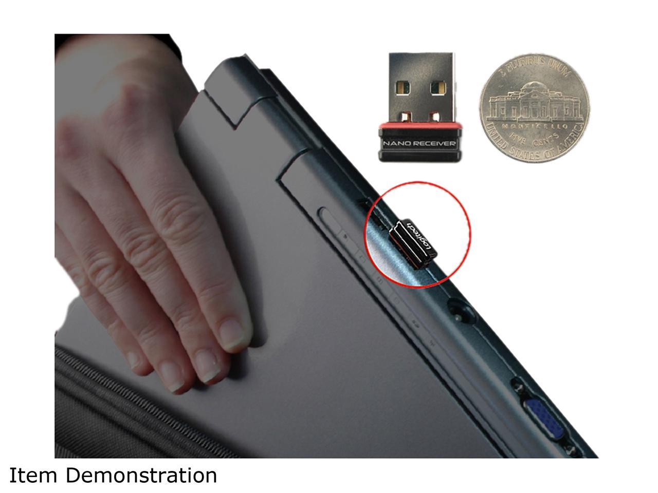 Logitech M310 910-001675 Dark Gray 3 Buttons 1 x Wheel USB RF Wireless Optical 1000 dpi Mouse