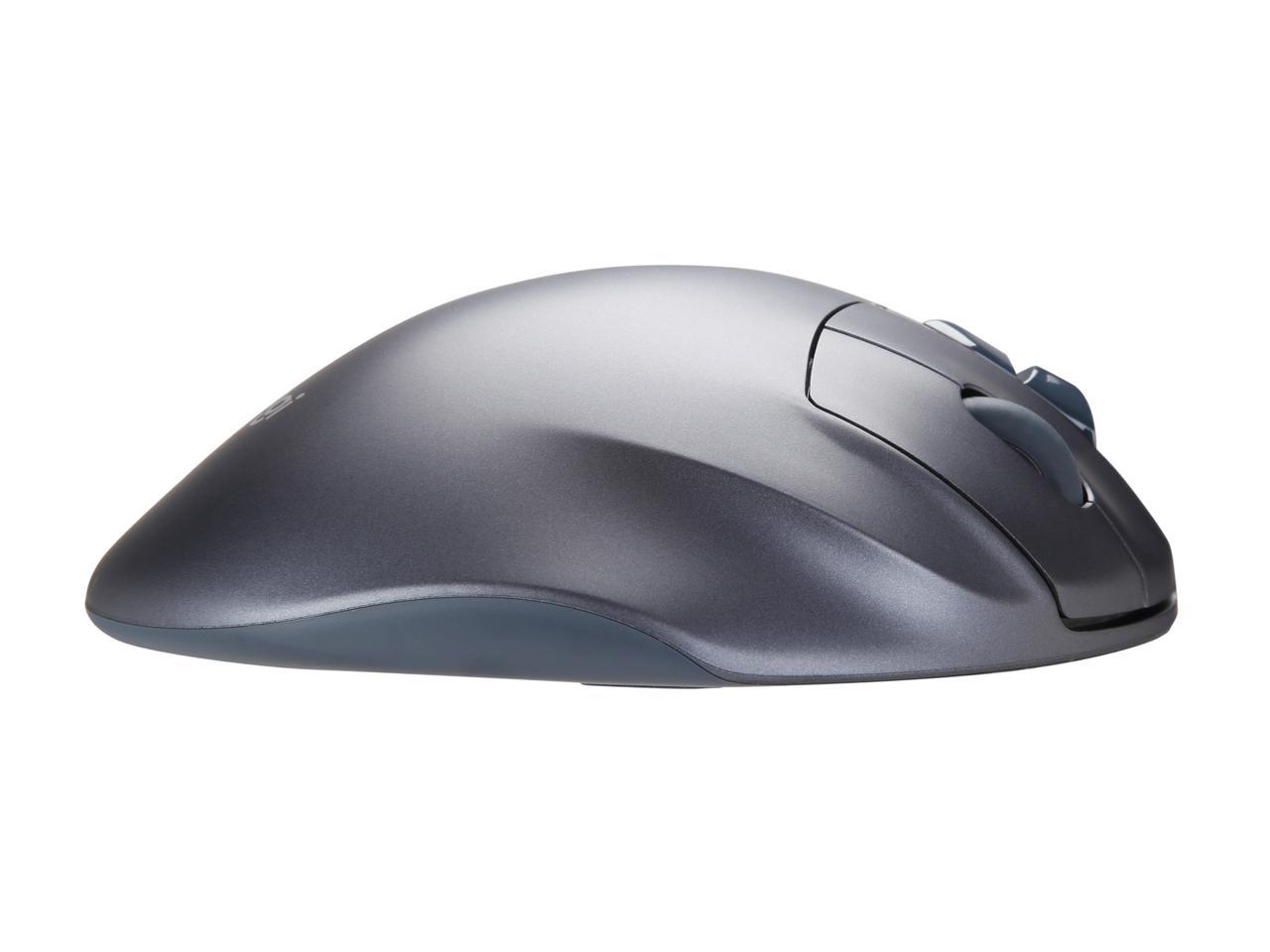 Logitech M570 910-001799 Silver and Blue 5 Buttons 1 x Wheel USB RF Wireless Laser Trackball