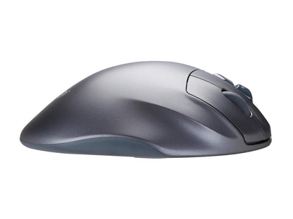 Logitech M570 910-001799 Silver and Blue 5 Buttons 1 x Wheel USB RF Wireless Laser Trackball