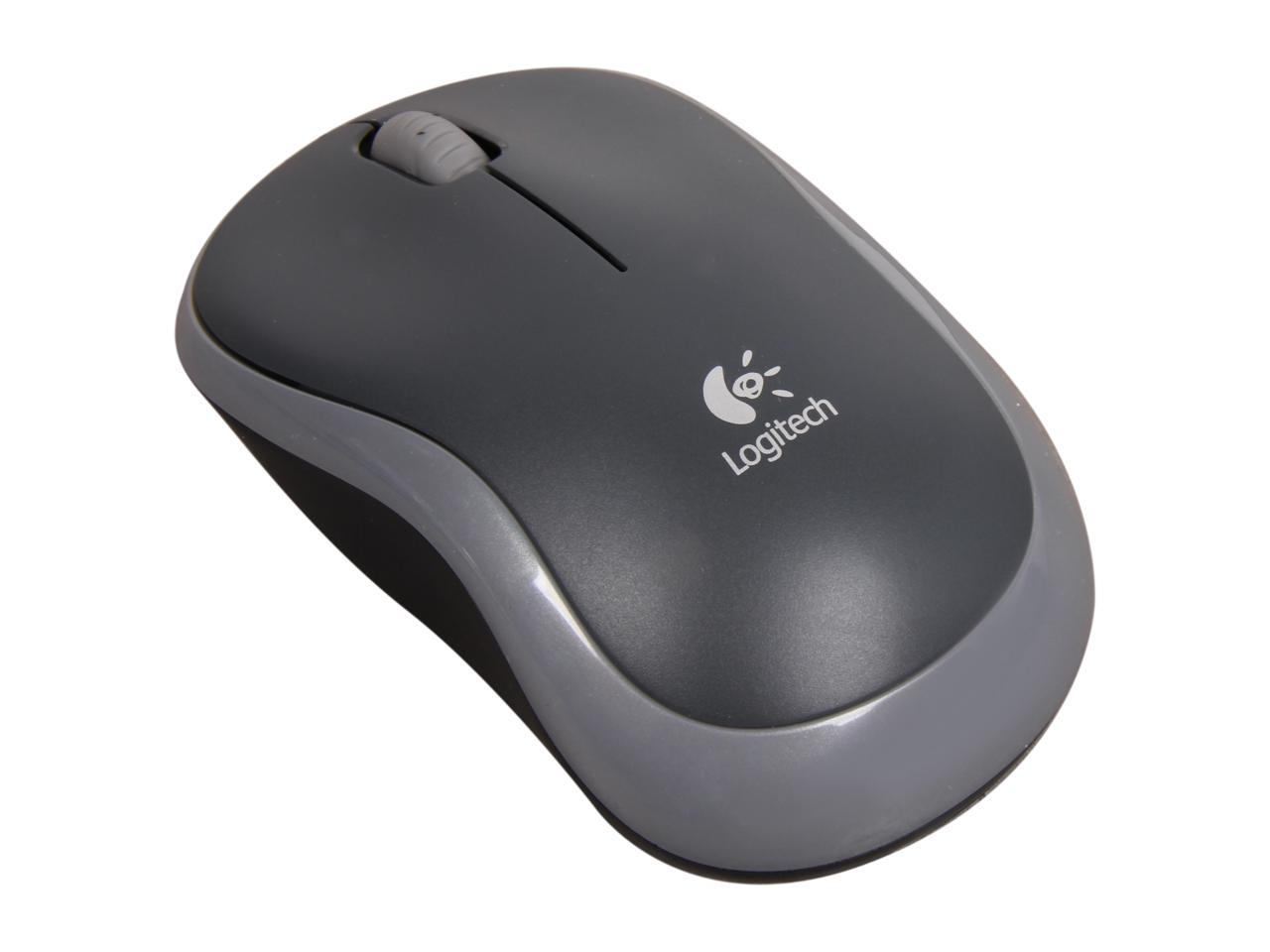 Logitech M185 910002225 Swift Gray 3 Buttons 1 x Wheel USB RF Wireless Optical 1000 dpi Mouse