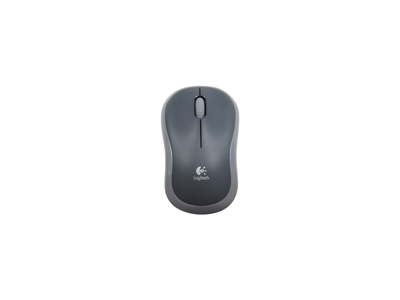 Logitech M185 910002225 Swift Gray 3 Buttons 1 x Wheel USB RF Wireless Optical 1000 dpi Mouse