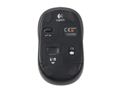 Logitech M325 RF Wireless Optical 1000dpi Mouse, Blue, 910-002650