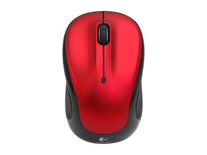 Logitech M325 RF Wireless Optical 1000dpi Mouse, Red, 910-002651