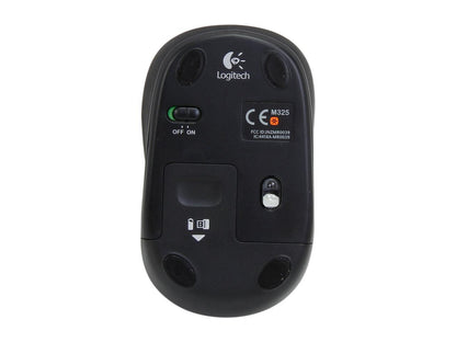 Logitech M325 RF Wireless Optical 1000dpi Mouse, Red, 910-002651