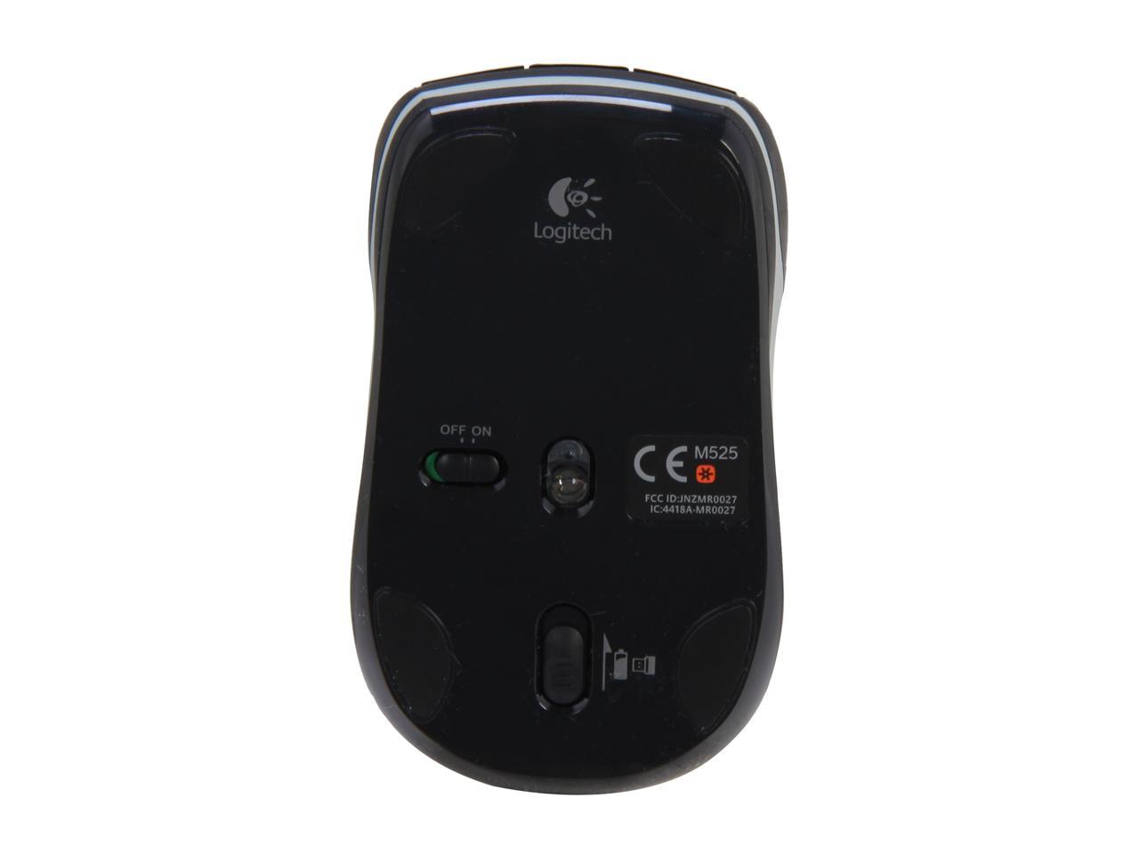 Logitech Wireless Mouse M525 - Black/Grey