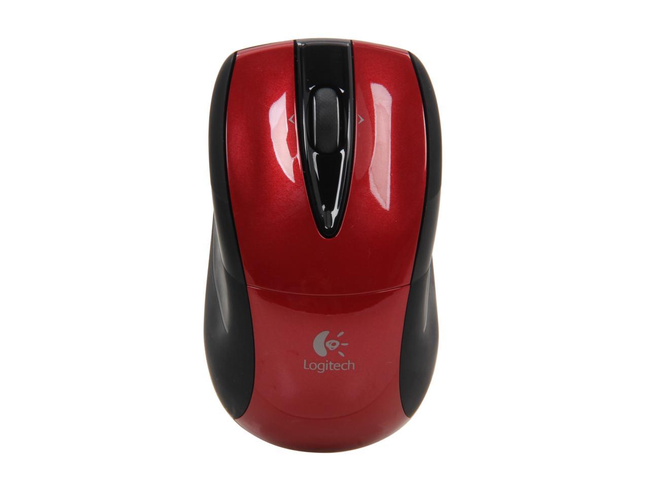 Logitech Wireless Mouse M525 - Red / Black