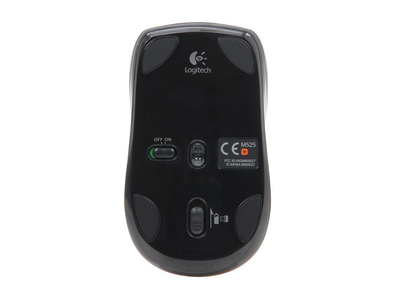 Logitech Wireless Mouse M525 - Red / Black