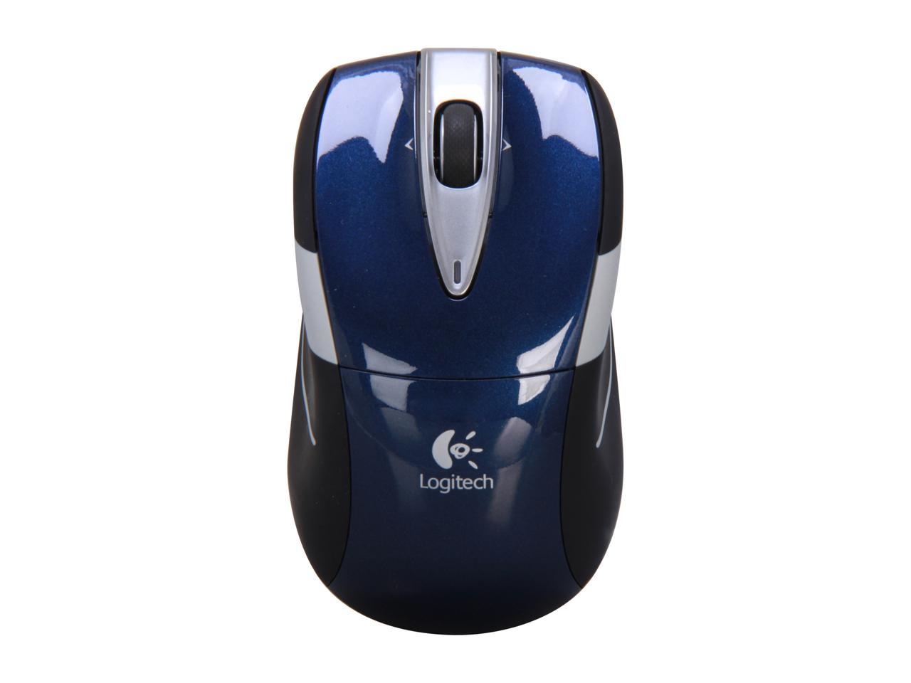 Logitech Wireless Mouse M525 - Navy / Grey