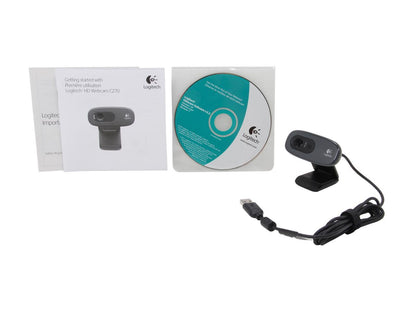 Logitech 960-000694 C270 USB 2.0 HD Webcam