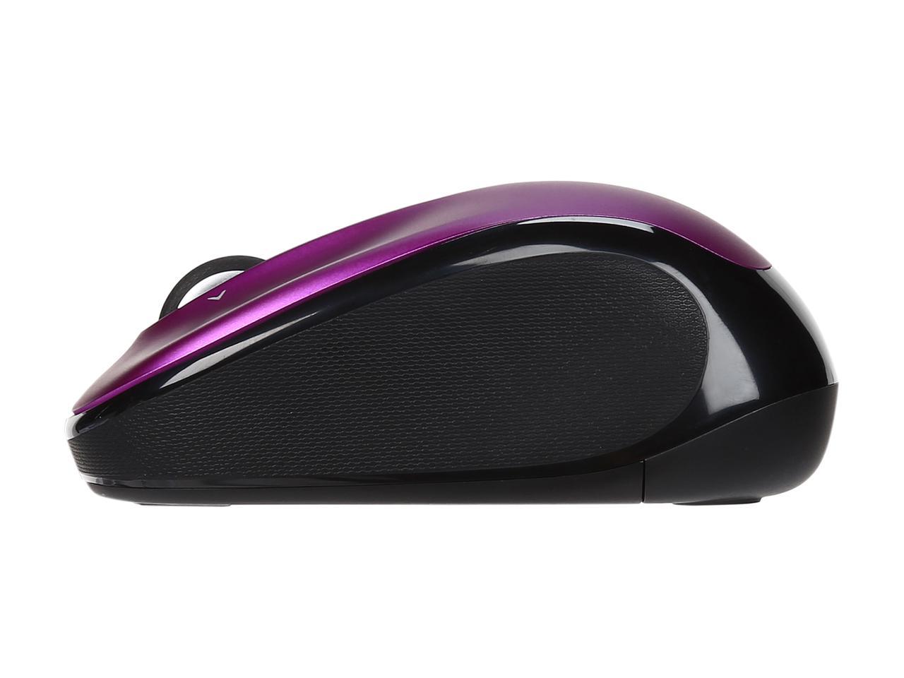 Logitech M325 910-003120 Violet 5 Buttons Tilt Wheel USB RF Wireless Optical 1000 dpi Mouse
