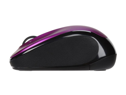 Logitech M325 910-003120 Violet 5 Buttons Tilt Wheel USB RF Wireless Optical 1000 dpi Mouse