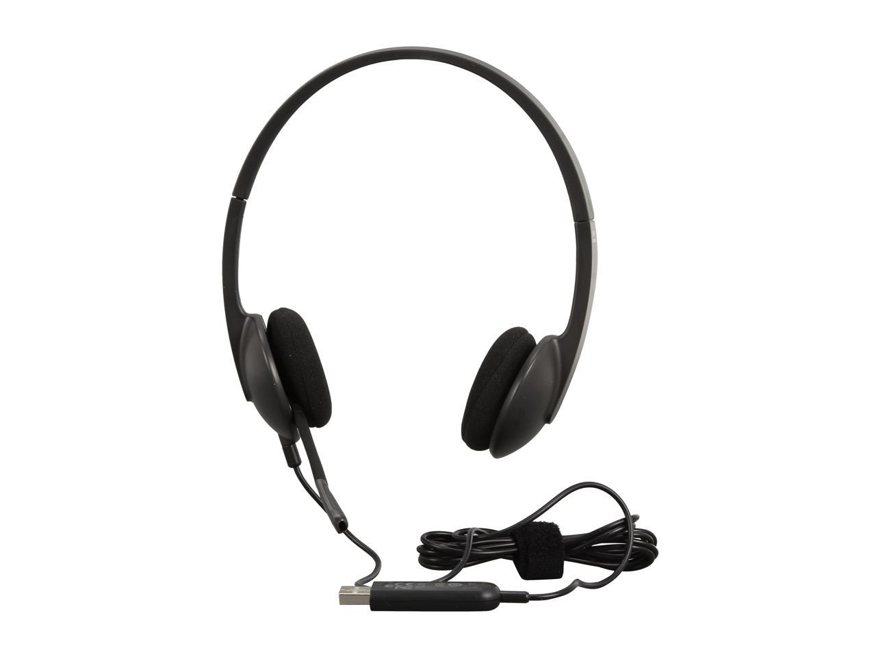 Logitech H340 USB Connector Supra-aural Headset