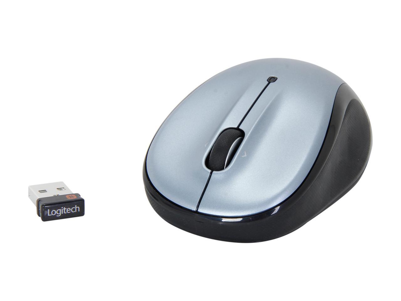 Logitech M325 RF Wireless Optical 1000dpi Mouse, Silver, 910-002332