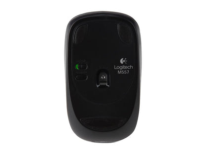 Logitech M557 910-003971 Black 6 Buttons Tilt Wheel Bluetooth Bluetooth Wireless Optical 1000 dpi Mouse