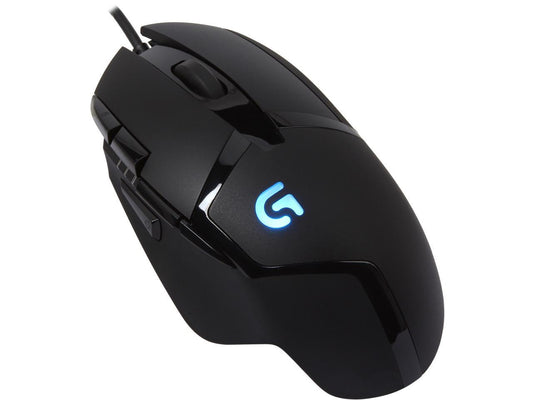 Logitech G402 910-004069 Black 8 Buttons 1 x Wheel USB Wired Optical 4000 dpi Hyperion Fury FPS Gaming Mouse with High Speed Fusion Engine