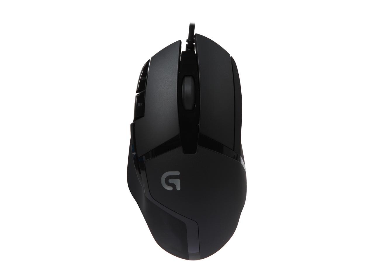 Logitech G402 910-004069 Black 8 Buttons 1 x Wheel USB Wired Optical 4000 dpi Hyperion Fury FPS Gaming Mouse with High Speed Fusion Engine
