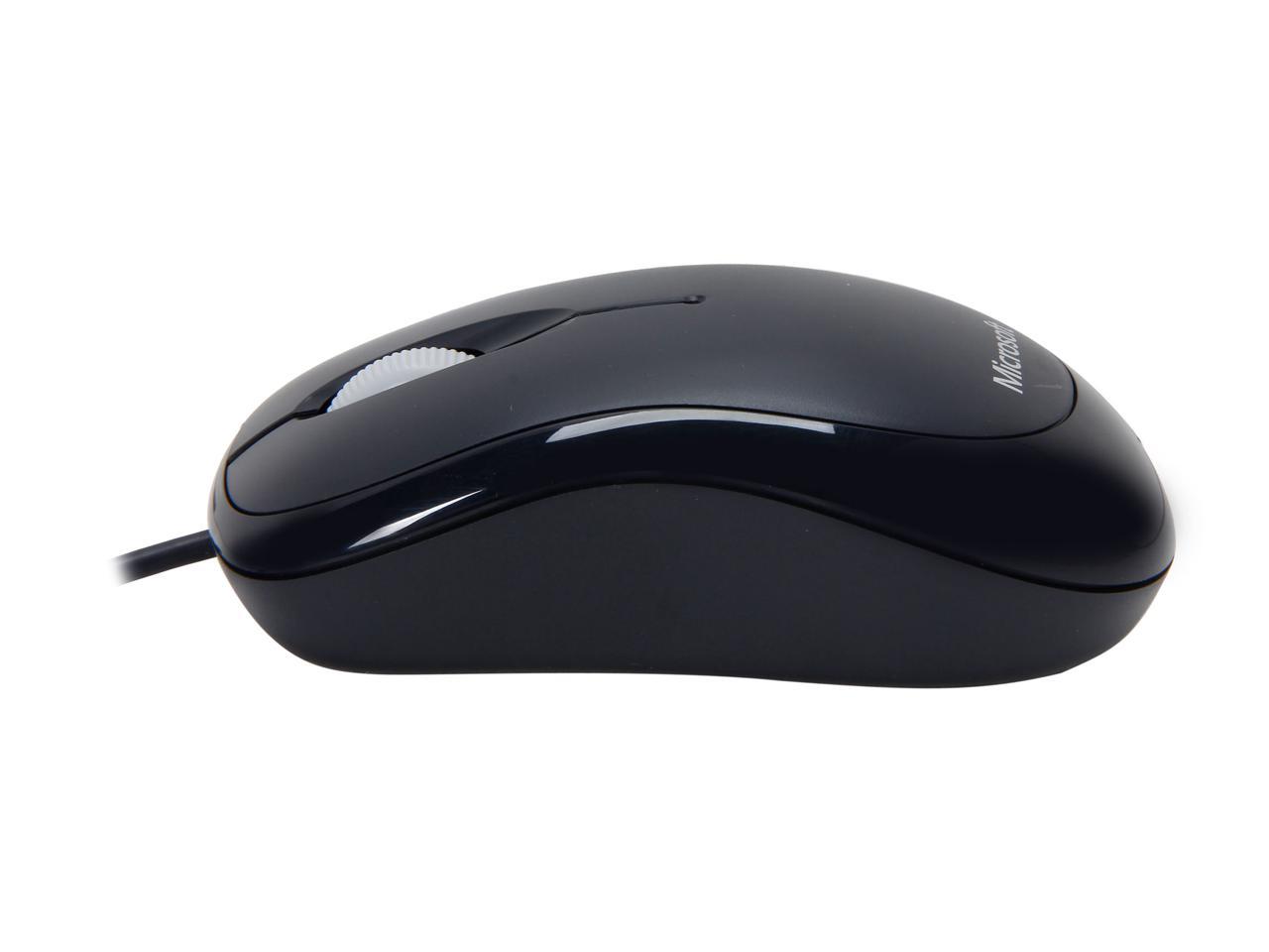 Microsoft Basic Optical Mouse - 800 dpi - Black - Wired - P58-00061
