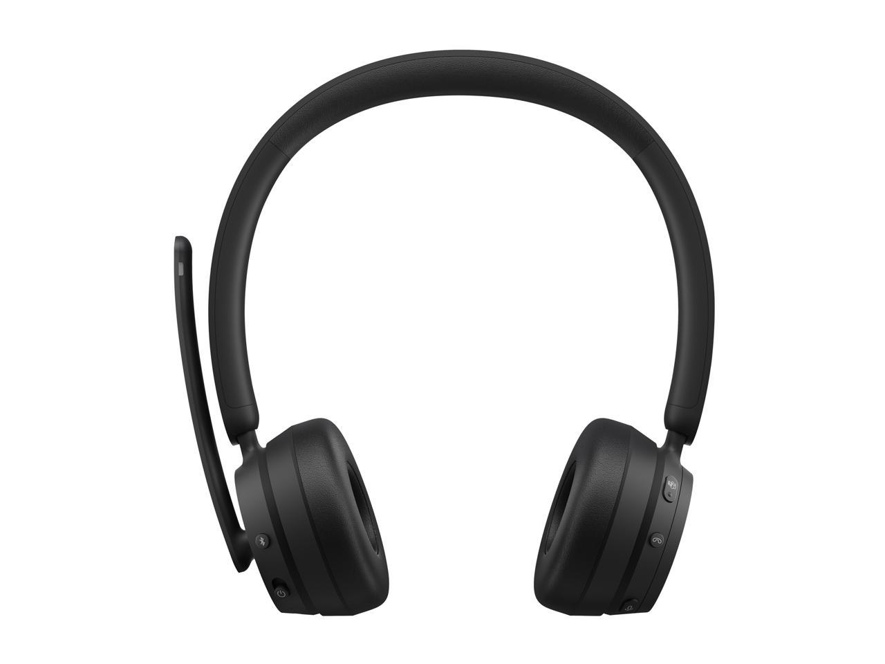 Microsoft Modern Wireless Headset - Wireless Headset,Comfortable On-Ear Stereo Headphones with Noise-Cancelling Microphone, USB-A dongle, On-Ear Controls, PC/Mac - Certified for Microsoft Teams