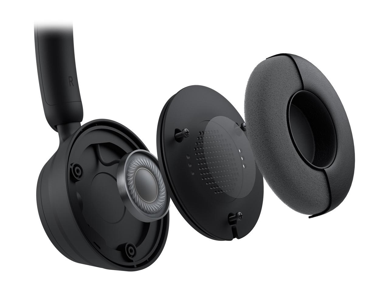 Microsoft Modern Wireless Headset - Wireless Headset,Comfortable On-Ear Stereo Headphones with Noise-Cancelling Microphone, USB-A dongle, On-Ear Controls, PC/Mac - Certified for Microsoft Teams