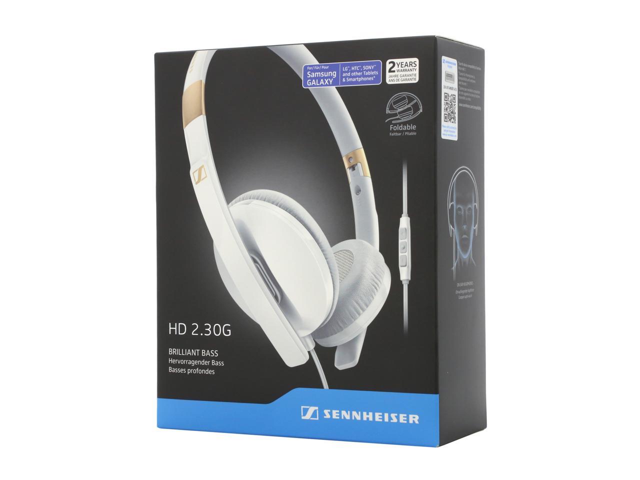 Sennheiser HD 2.30G On-Ear Headphones (Android Devices) - White