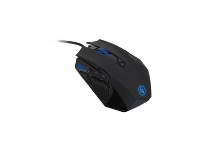 IOGEAR RETIKAL Pro FPS GME660 Black 9 Buttons 1 x Wheel USB 2.0 Wired Optical 5000 dpi Gaming Mouse