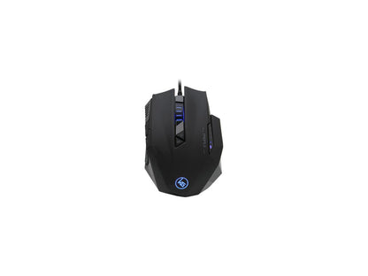 IOGEAR RETIKAL Pro FPS GME660 Black 9 Buttons 1 x Wheel USB 2.0 Wired Optical 5000 dpi Gaming Mouse