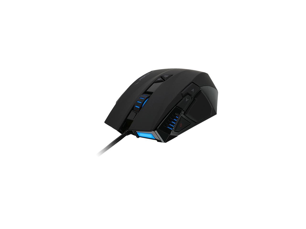 IOGEAR RETIKAL Pro FPS GME660 Black 9 Buttons 1 x Wheel USB 2.0 Wired Optical 5000 dpi Gaming Mouse