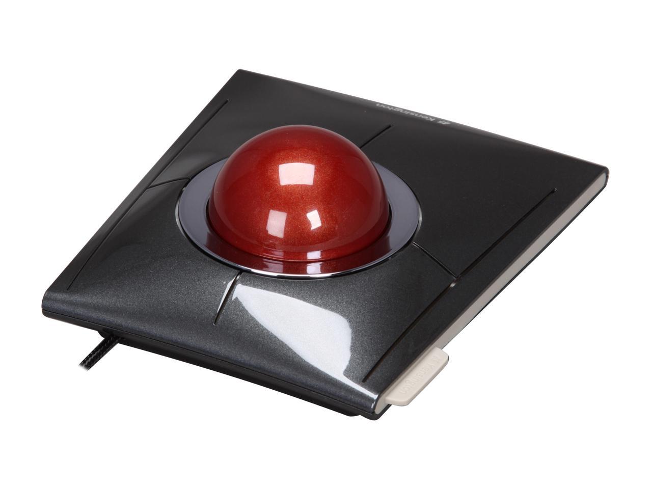 Kensington SlimBlade K72327US Red Scroll Ball USB Wired Laser Mouse