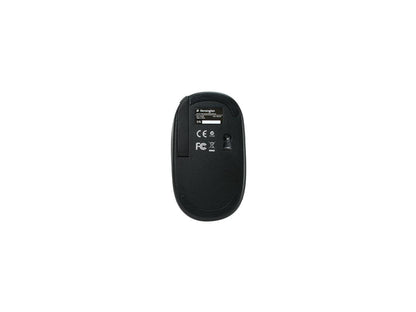 Kensington Pro Fit Black 3 Buttons 1 x Wheel USB Wired Optical Retractable Mobile Mouse - OEM